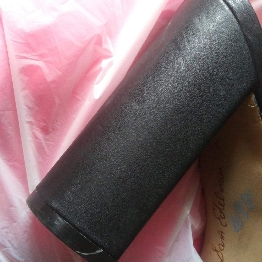 Sam Edelman Black Suede/Leather Heels - Picture 6 of 8